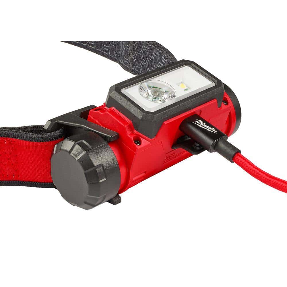 Milwaukee 2163-21 600 Lumens LED REDLITHIUM Hard Hat Headlamp Milwaukee 2163-21 600 Lumens LED REDLITHIUM Hard Hat Headlamp - Image 2