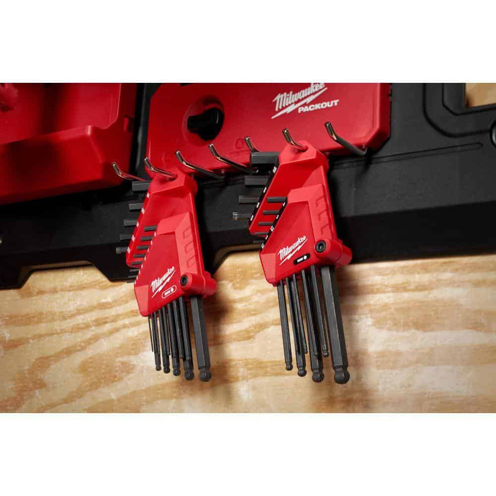 Milwaukee 48-22-2187 Ball End SAE/Metric L- Key Set (22-Piece) Milwaukee 48-22-2187 Ball End SAE/Metric L- Key Set (22-Piece) - Image 4