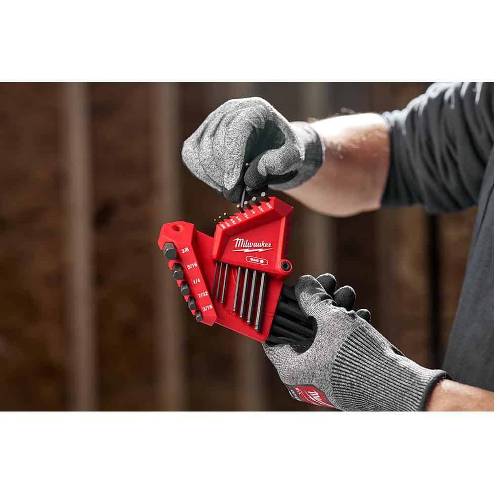 Milwaukee 48-22-2187 Ball End SAE/Metric L- Key Set (22-Piece) Milwaukee 48-22-2187 Ball End SAE/Metric L- Key Set (22-Piece) - Image 3