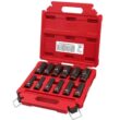 Milwaukee 49-66-7011 SHOCKWAVE 1/2 in. Drive SAE Deep Well Impact Socket Set (12-Piece)