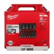 Milwaukee 49-66-7011 SHOCKWAVE 1/2 in. Drive SAE Deep Well Impact Socket Set (12-Piece)