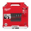 Milwaukee 49-66-7014 SHOCKWAVE 1/2 in. Drive Metric Deep Well 6 Point Impact Socket Set (14-Piece)