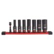 Milwaukee 49-66-7024 SHOCKWAVE Impact Duty 3/8 in. SAE Deep Impact Rated Socket Set (8-Piece)