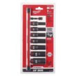 Milwaukee 49-66-7024 SHOCKWAVE Impact Duty 3/8 in. SAE Deep Impact Rated Socket Set (8-Piece)