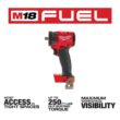 Milwaukee 2854-20 M18 FUEL GEN-3 18V Lithium-Ion Brushless Cordless 3/8 in. Compact Impact Wrench with Friction Ring (Tool-Only)