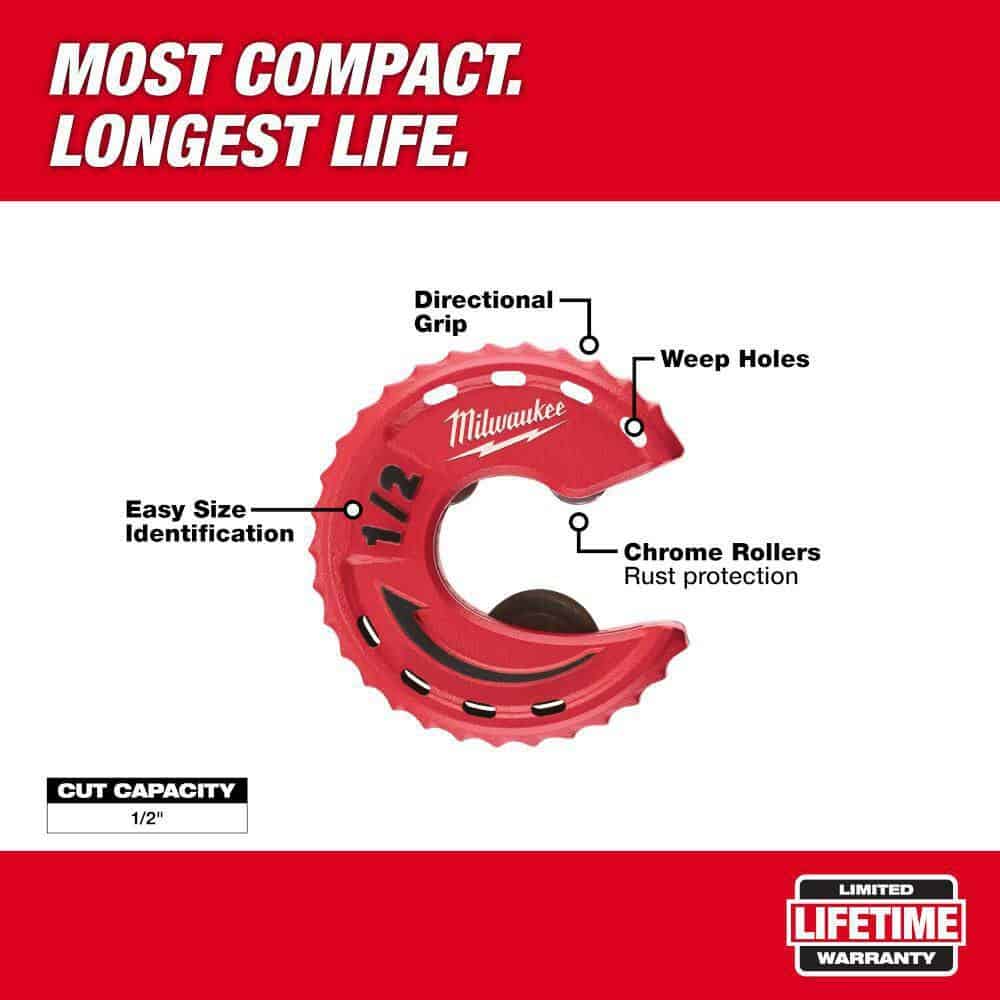 Milwaukee 48-22-4263 Close Quarters Tubing Cutter Set (3-Piece) Milwaukee 48-22-4263 Close Quarters Tubing Cutter Set (3-Piece) - Image 13