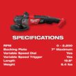 Milwaukee 2738-20 M18 FUEL 18V Lithium-Ion Brushless Cordless 7 in. Variable Speed Polisher (Tool-Only)