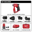 Milwaukee 2505-22 M12 FUEL 12V Lithium-Ion Brushless Cordless 4-in-1 Installation 3/8 in. Drill Driver Kit with 4-Tool Heads