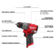Milwaukee 3403-20 M12 FUEL 12V Lithium-Ion Brushless Cordless 1/2 in. Drill Driver (Tool-Only)