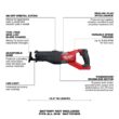 Milwaukee 2722-20 M18 FUEL 18V Lithium-Ion Brushless Cordless Super SAWZALL Orbital Reciprocating Saw (Tool-Only)