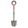 Radius Garden 22211-21 43 in., 32.75 in. Handle Root Slayer Carbon Steel Round Head Shovel