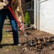 Radius Garden 22511-21 44.5 in. Fiberglass Handle 57.5 in. Root Slayer Carbon Steel XL Shovel
