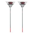 Razor-Back 10000-03684 51 in. Fiberglass Handle 24-Tine Steel Rake (Pack of 2)