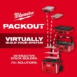 Milwaukee 48-22-8440-48-22-8485 PACKOUT Tool Storage Crate with Mounting Plate