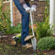 Root Assassin RA-004 35 in. Steel T-Handle Metal Detecting Shovel with Blade Cover