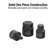 SUNEX TOOLS 3646 3/8 in. Drive Stubby Impact Hex Driver SAE and Metric Set (16-Piece)