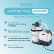 Intex SX3000 Krystal Clear Sand Filter Pump for Above Ground Swimming Pools: 3000 GPH Pump Flow Rate