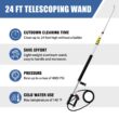 JANZ 24 FT Pressure Washer Telescoping Wand