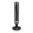 Lasko 2511 Oscillating Tower Fan, 3 Quiet Speeds, Timer, Remote Control, for Bedroom, Kitchen, Office, 36", Black
