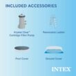INTEX 28167EH Easy Set Inflatable Swimming Pool Set 15ft x 48in