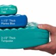 Doheny's Foam Float, 2-1/2 Inch Thick, Bahama Blue