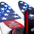 O'Brien Celebrity Flag Combo Skis w/ X-7 Bindings