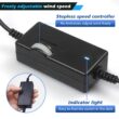 Poraxy Car Fan, 12V Cooling Fans for Backseat for Kids