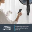 Rowenta VU4510 Pedestal Fan, Extreme Outdoor Fan with Remote, 65 Inches