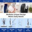 GorFanty Steam Mop - 10-in-1 Floor Steamer Detachable MultiPurpose Handheld Steam Cleaner for Hardwood