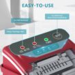 EUHOMY Countertop Ice Maker Machine with Handle, 26lbs in 24Hrs, Red EUHOMY Countertop Ice Maker Machine with Handle, 26lbs in 24Hrs, Red