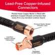 Pocket Hose Copper Bullet With Thumb Spray Nozzle AS-SEEN-ON-TV Expands to 75 ft