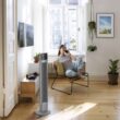 Lasko T48401 Oscillating Tower Fan, Voice Controlled, 4 Quiet Speeds, 48", White