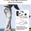 REDTIGER Golf Rangefinder with Slope, 1200 Yards Laser Range Finder Golfing, Rechargeable Range Finders with Magnet Stripe