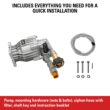 OEM Technologies 90028 Horizontal Axial Cam Replacement Pressure Washer Pump Kit, 3300 PSI, 2.4 GPM, 3/4" Shaft OEM Technologies 90028 Horizontal Axial Cam Replacement Pressure Washer Pump Kit, 3300 PSI, 2.4 GPM, 3/4" Shaft