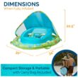 Swimways Infant Spring Float, Baby Pool Float, Green