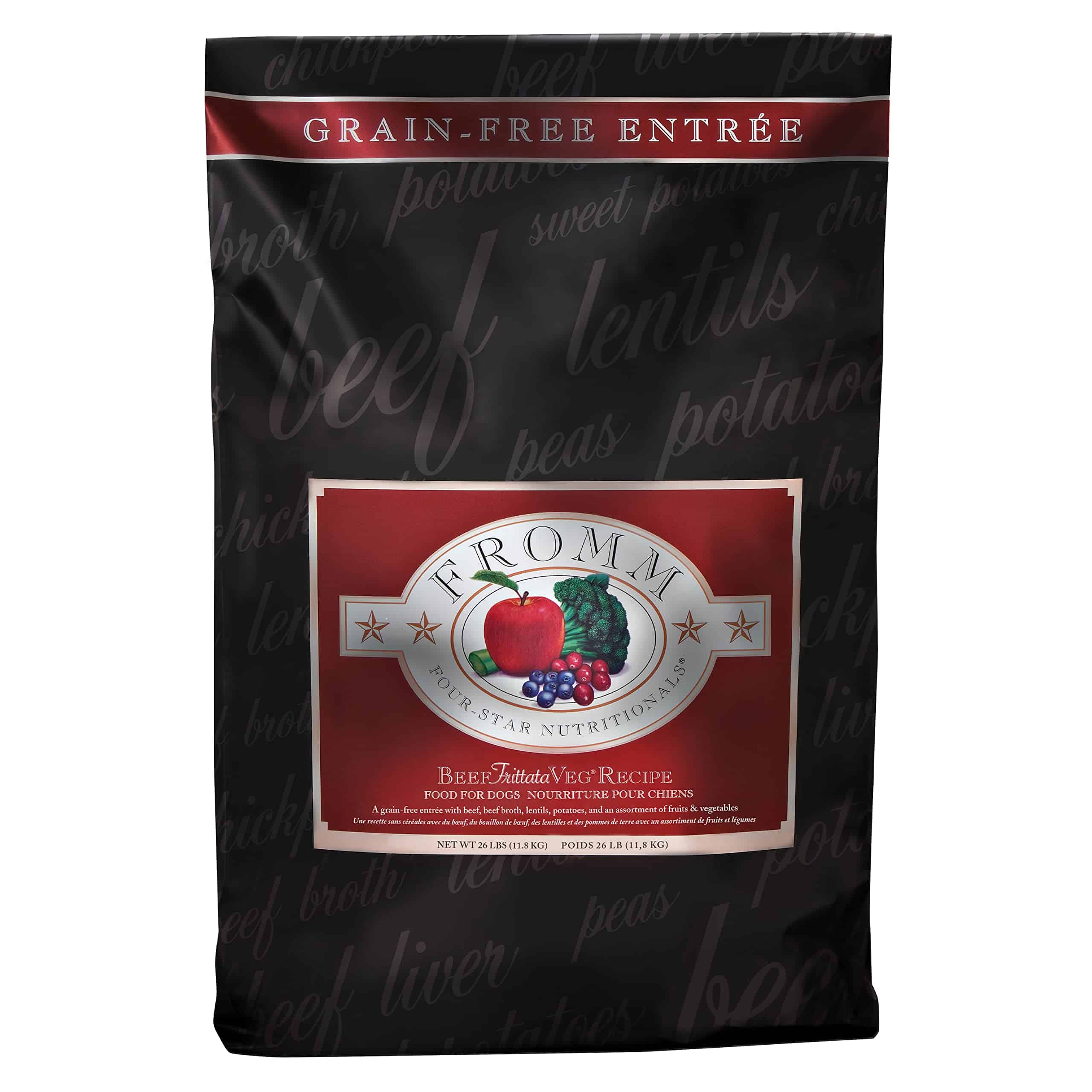 Fromm Four-Star Nutritionals Beef Frittata Veg Dog Food - Premium Dry Dog Food - Beef Recipe - 26 lb Fromm Four-Star Nutritionals Beef Frittata Veg Dog Food - Premium Dry Dog Food - Beef Recipe - 26 lb