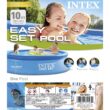 INTEX 28120EH Easy Set Inflatable Swimming Pool 10ft x 30in – 1018 Gallon Capacity – 23in Water Depth
