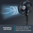 Rowenta VU4510 Pedestal Fan, Extreme Outdoor Fan with Remote, 65 Inches