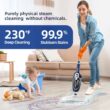 GorFanty Steam Mop - 10-in-1 Floor Steamer Detachable MultiPurpose Handheld Steam Cleaner for Hardwood