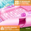 Sloosh Inflatable Tanning Pool Lounger Float-XL, 85" x 57" Extra Large Suntan Sun Tan tub, XL Hot Pink