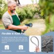 Advinski Garden Hose 100FT, Water Hose with 10 Function Nozzle, Sturdy, 550PSI