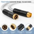 Advinski Garden Hose 100FT, Water Hose with 10 Function Nozzle, Sturdy, 550PSI