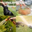 Giraffe Tools Garden Hose 100ft x 5/8", Water Hose Heavy Duty, Flexible, Lightweight Hybrid Hose