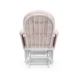 Storkcraft Hoop Glider Nursery Rocking Chair and Ottoman, White/Pink Storkcraft Hoop Glider Nursery Rocking Chair and Ottoman, White/Pink