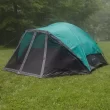 Wakeman Outdoors 6 Man Tent with Screen Room, Teal