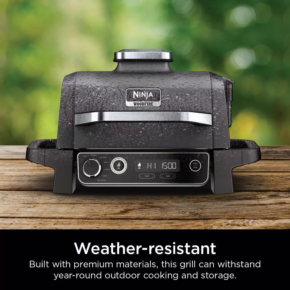 Ninja OG701 Woodfire Outdoor Grill & Smoker, 7-in-1 Master Grill, BBQ Smoker and Air Fryer with Woodfire Technology Ninja OG701 Woodfire Outdoor Grill & Smoker, 7-in-1 Master Grill, BBQ Smoker and Air Fryer with Woodfire Technology - Image 3