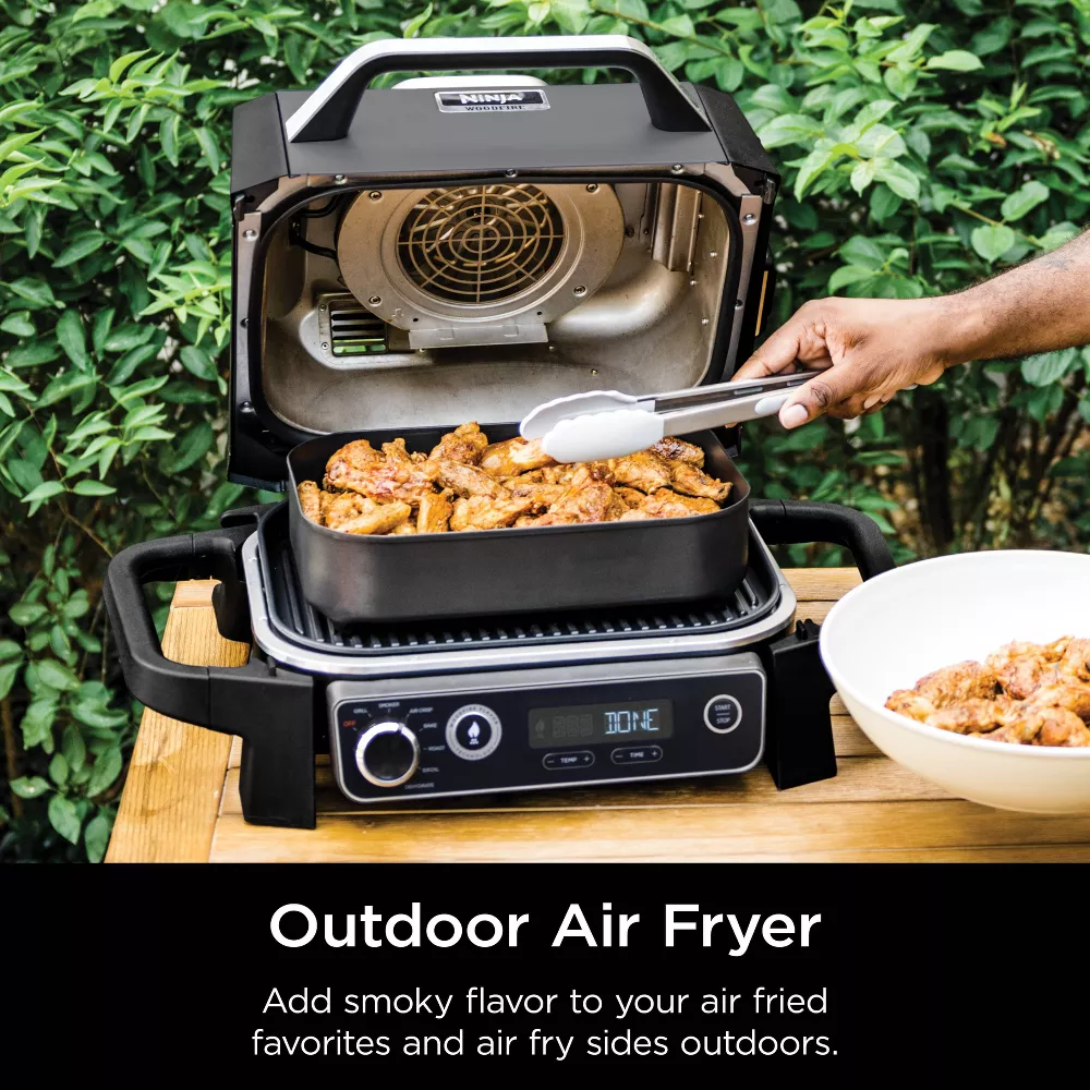 Ninja OG701 Woodfire Outdoor Grill & Smoker, 7-in-1 Master Grill, BBQ Smoker and Air Fryer with Woodfire Technology Ninja OG701 Woodfire Outdoor Grill & Smoker, 7-in-1 Master Grill, BBQ Smoker and Air Fryer with Woodfire Technology - Image 11