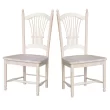 International Concepts Set of Two Sheafback Chairs