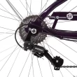 Huffy Girls' Sienna 24 in 7-Speed Comfort Hybrid Bike, Eggplant