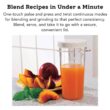 Tribest PB-350-A Mason Jar 16 oz. Single Speed Cream Personal Blender